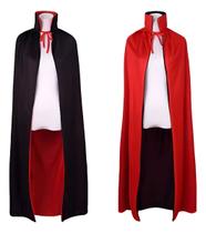 Capa Vampiro Drácula Luxo Dupla Face Adulto Capa Vampiro Drácula Luxo Dupla Face Adulto