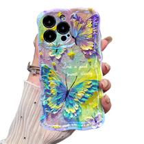 Capa VCTERFK iPhone 13 Pro Borboleta Retrô Colorida Capa VCTERFK iPhone 13 Pro Borboleta Retrô Colorida