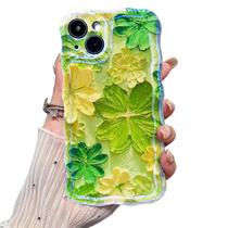 Capa VCTERFK para iPhone 13 6,1" Floral Retrô Antichoque