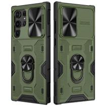 Capa VEGO Kickstand com capa de lente deslizante para Galaxy S22 Ultra