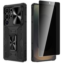 Capa VEGO para Samsung Galaxy S25 Ultra de 6,9" com suporte de privacidade