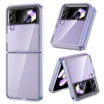 Capa VEGO para Samsung Galaxy Z Flip 4 roxa transparente