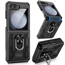 Capa VEGO para Samsung Galaxy Z Flip 5 com suporte de anel de 360