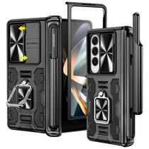 Capa VEGO para Samsung Galaxy Z Fold 4 com suporte para caneta S preta