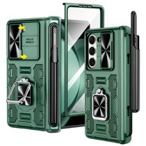 Capa VEGO para Samsung Galaxy Z Fold 5 com suporte para caneta S - verde