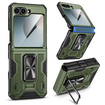 Capa VEGO Samsung Flip 6 com proteção de dobradiça e suporte de anel