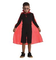 Capa Vermelha Infantil Unissex Longa de Halloween