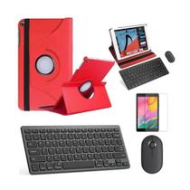 Capa Vermelha, Tecl Mou Preto, Pel P/galaxy A8 X200/205 10,5