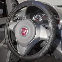 Capa Volante Novat Capas 38cm Sintética Preta Universal Protetor Antiderrapante Premium Para Carros Fiat Ford VW Chevrolet Capa Volante Novat Capas 38cm Sintética Preta Universal Protetor Antiderrapante Premium Para Carros Fiat Ford VW Chevrolet