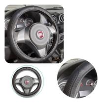 Capa Volante Novat Capas 38cm Sintética Preta Universal Protetor Antiderrapante Premium Para Carros Fiat Ford VW Chevrolet Capa Volante Novat Capas 38cm Sintética Preta Universal Protetor Antiderrapante Premium Para Carros Fiat Ford VW Chevrolet