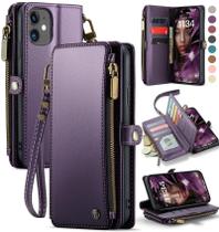 Capa Wallet Defencase para iPhone 11 - Roxa