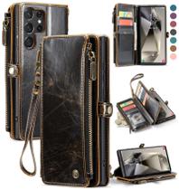 Capa Wallet Defencase para Samsung Galaxy S23 Ultra - Cor Café Capa Wallet Defencase para Samsung Galaxy S23 Ultra - Cor Café