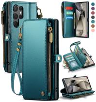 Capa Wallet Defencase para Samsung Galaxy S23 Ultra - Cor Verde Capa Wallet Defencase para Samsung Galaxy S23 Ultra - Cor Verde