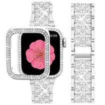 Capa Watch Band + SUPOIX compatível com a série Apple de 45 mm Capa Watch Band + SUPOIX compatível com a série Apple de 45 mm