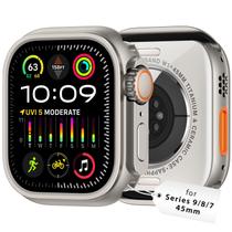 Capa + Watch Crown + Capa traseira AMBand para Apple Watch 45 mm Capa + Watch Crown + Capa traseira AMBand para Apple Watch 45 mm