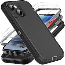 Capa YKHJKLEC para iPhone 13/14 6.1" com 2 vidros temperados