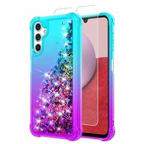 Capa YZOK para Galaxy A14 5G com Protetor de Tela HD, Areia Movediça Capa YZOK para Galaxy A14 5G com Protetor de Tela HD, Areia Movediça