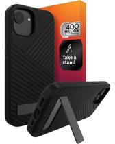Capa ZAGG Denali Snap com suporte para iPhone com 4 m Drop Black