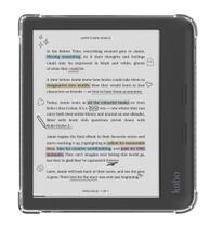 Capa Zcooooool para Kobo Libra Colour 7" Clear TPU