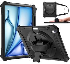 Capa ZTOTopCases para iPad Air de 13 polegadas (M3 2025/M2 2024) preta
