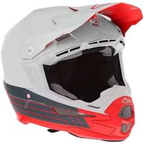 Capacete 6d atr-1 cinza/vermelho Capacete 6d atr-1 cinza/vermelho
