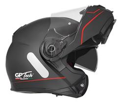 Capacete A118 Road Preto Vermelho Fosco Gp Tech Capacete A118 Road Preto Vermelho Fosco Gp Tech