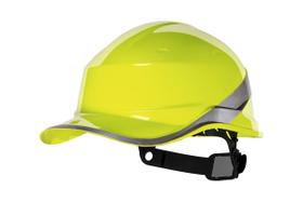 Capacete Aba Frontal Amarelo Com Carneira Diamond Deltaplus Capacete Aba Frontal Amarelo Com Carneira Diamond Deltaplus