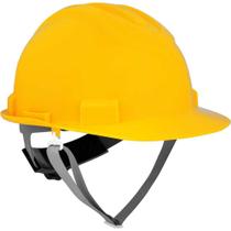 Capacete aba frontal, amarelo, com jugular e suspensão com catraca, VONDER PLUS Capacete aba frontal, amarelo, com jugular e suspensão com catraca, VONDER PLUS