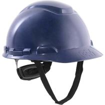 Capacete aba Frontal Azul Escuro, com Catraca, H-710, Hb004732457, 3M Azul Escuro Capacete aba Frontal Azul Escuro, com Catraca, H-710, Hb004732457, 3M Azul Escuro