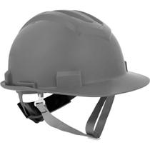 Capacete aba frontal, cinza, com jugular e suspensão com catraca, VONDER PLUS Capacete aba frontal, cinza, com jugular e suspensão com catraca, VONDER PLUS