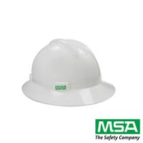Capacete Aba Total Msa Branco CATRACA com Logo da ENEGIZA Classe B + Jugular Téxtil Capacete Aba Total Msa Branco CATRACA com Logo da ENEGIZA Classe B + Jugular Téxtil