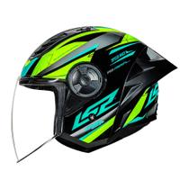 Capacete Aberto Airflow II Draze Preto e Amarelo LS2 l:56/S