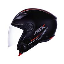 Capacete Aberto ASX City Air Moto Motociclista Motoqueiro