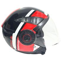 Capacete Aberto Axxis Metro S Memphis B5 Vermelho Brilhante -