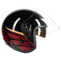 Capacete Aberto Bieffe Allegro Soul Rubro Moto Oculos