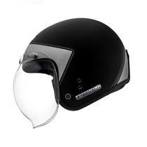 Capacete Aberto Bieffe B45 80 Eternal Preto Fosco Custom