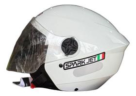Capacete Aberto Coloridos Classico Moto Spark Jet Ebf