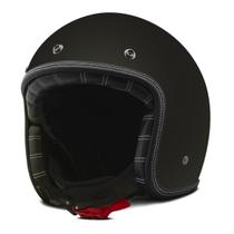 Capacete Aberto Etceter Custom Solid Fosco Masculino Feminino Segurança Conforto