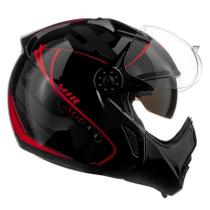 Capacete Aberto Feminino Peels Mirage Edge Vermelho Moto Capacete Aberto Feminino Peels Mirage Edge Vermelho Moto