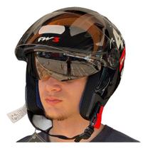 Capacete Aberto Fw3 X Open 43 Grafite