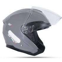 Capacete Aberto Gp Tech Mono Cinza