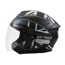 Capacete Aberto Gp Tech Open Of669 Uk Fosco