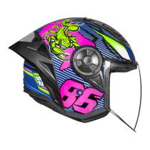 Capacete Aberto LS2 Airflow II OF616 S Sting Azul Pink