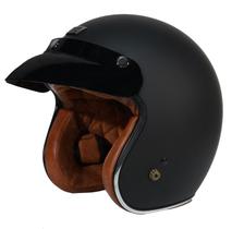 Capacete Aberto Moto Origine Primo Custom Preto Fosco Capacete Aberto Moto Origine Primo Custom Preto Fosco