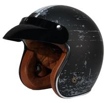 Capacete Aberto Moto Origine Primo Custom Relic Preto Fosco