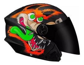 Capacete Aberto New Liberty Three Coyote Gp 88 Viseira Fumê