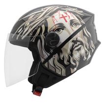 Capacete Aberto New Liberty Three Cristo Pro Tork Capacete Aberto New Liberty Three Cristo Pro Tork