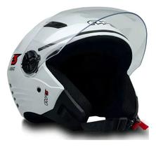 Capacete Aberto Para Moto Fw3 X Open Classic Branco Capacete Aberto Para Moto Fw3 X Open Classic Branco