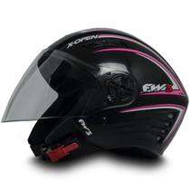 Capacete Aberto Para Moto X Open FW3 Várias Cores e Tamanhos Selo Inmetro