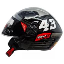 Capacete Aberto para Motociclista FW3 Open Up 43